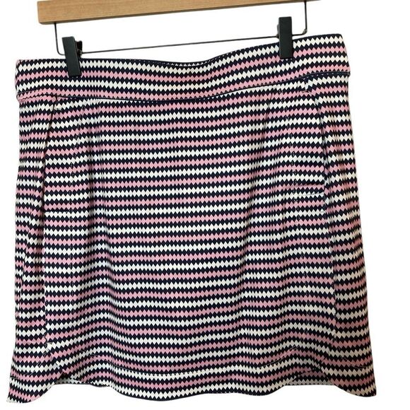 Belyn Key Skort Woman’s Size L Golf/Pickleball Panel Diamond Stripe - Picture 11 of 11
